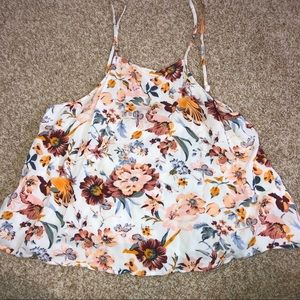 Kendal and Kylie floral tank top
